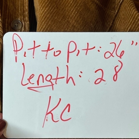 GAP Corduroy Shirts Long Sleeve Button Down Wide-Ribbed Cotton Jacket Shacket - Picture 11 of 15